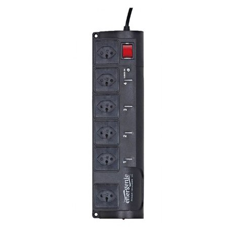 EnerGenie EG-PMS2-LANSW - surge protector | Output Connector Qty 5 | Black - 2